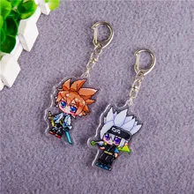 Изготовитель настраиваемый креативный крутой акриловый брелок настраиваемый аниме брелок мультяшный брелок для ключей подвеска