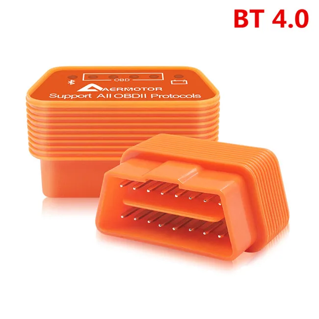 OBDII ELM327 WiFi V1.5 Bluetooth 4,0 OBD2 сканер elm 327 V1.5 Bluetooth 4,0 1,5 автомобильный диагностический инструмент работает на Android iOS iPhone - Цвет: ELM327 BT 4.0