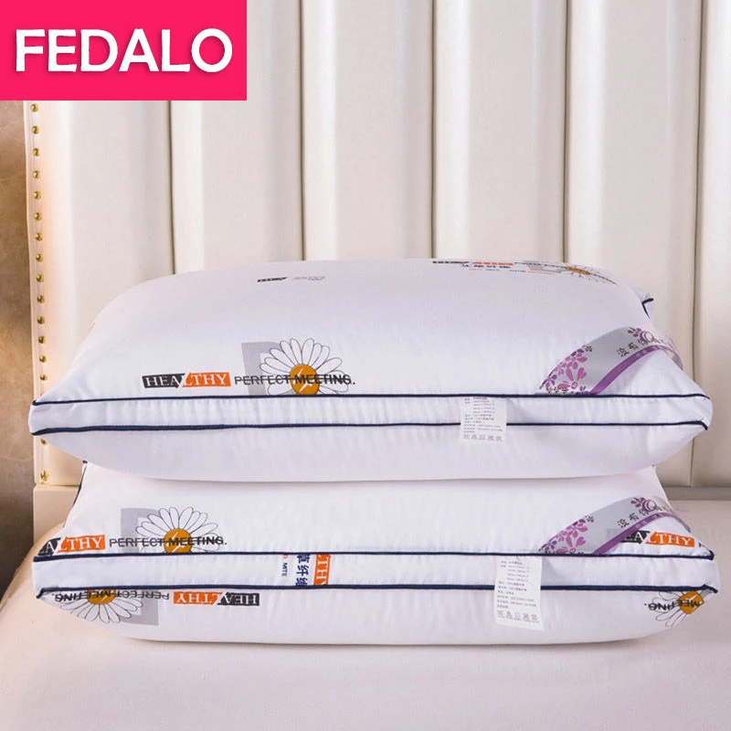 Almohada central de ajenjo para adultos, funda de almohada central individual de 48x74 cm con núcleo doble, sin deforma para el hogar