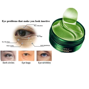 

Cheap Seaweed Collagen Hyaluronic Acid Eye Masks Ageless Anti Wrinkle Skin Care Dark Circles Green Tea Anti-Aging Beauty Cream