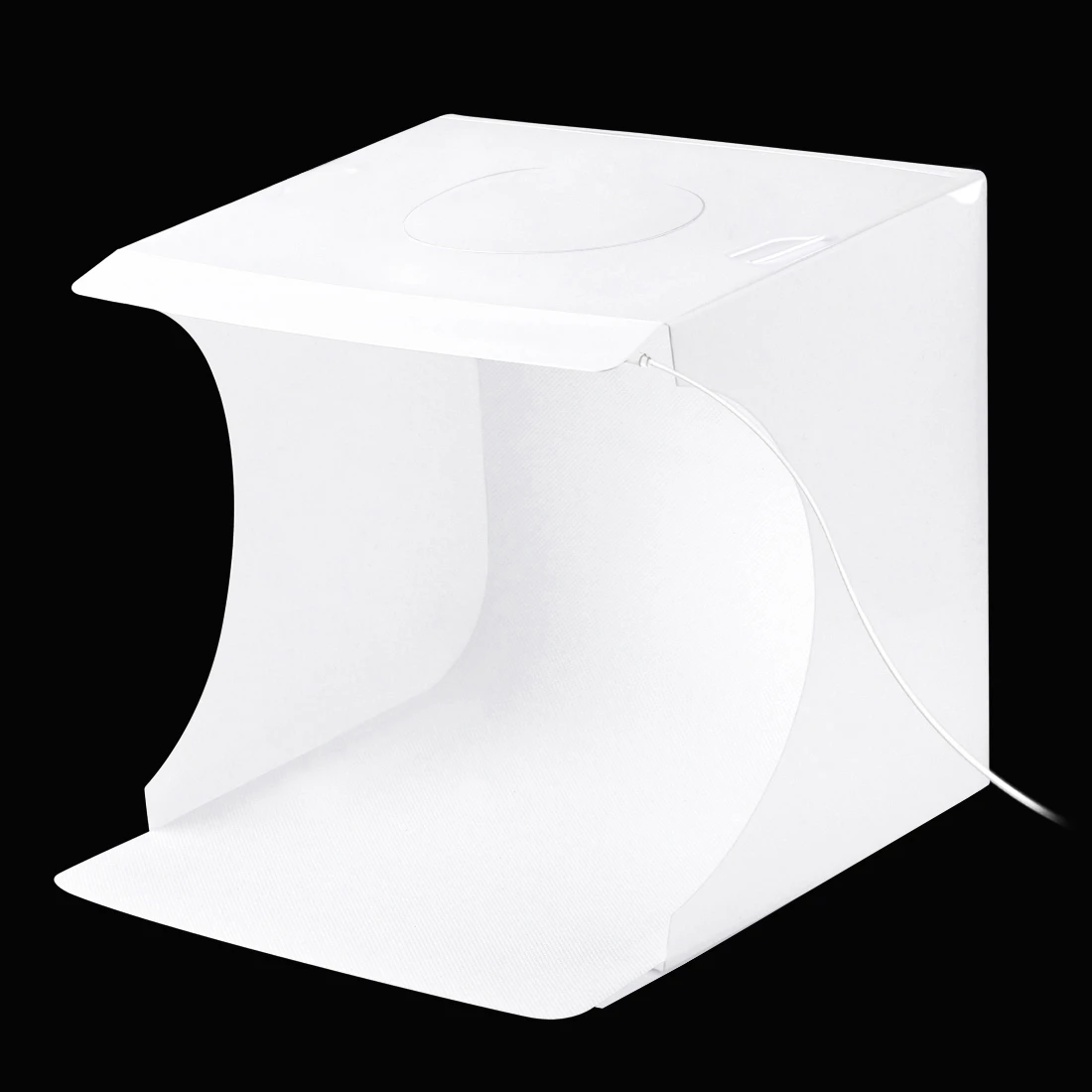 Puluz Kit de tente de studio photo portable avec 2 panneaux LED 20 cm panneau de lampe sans ombre avec fond 6 couleurs pour laffichage du produit 