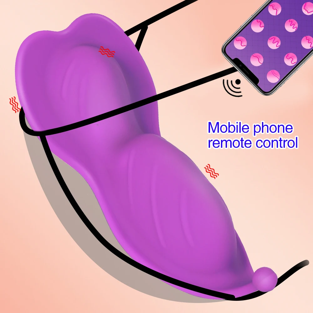 Wearable Butterfly Vibrator With App Control Wireless Panty Toy_voghion.com