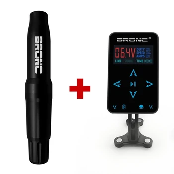 

2020 New Arrival Bronc Tattoo Machine Pen V4 With LCD Display Touch Screen 2.5A Tattoo Power Supply Tattoo Kit Free Shipping