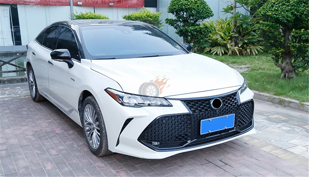 Черный ABS сотовый сетчатый гриль для Toyota Avalon гриль+ зарубежный выпуск обновленная гоночная решетка аксессуары для стайлинга автомобилей