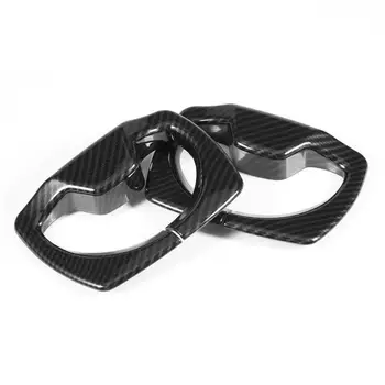 

2Pcs Carbon Fiber ABS Car Safety Belt Decoration Cover Trim for BMW 3 series F30 2013-2018 Car Styling