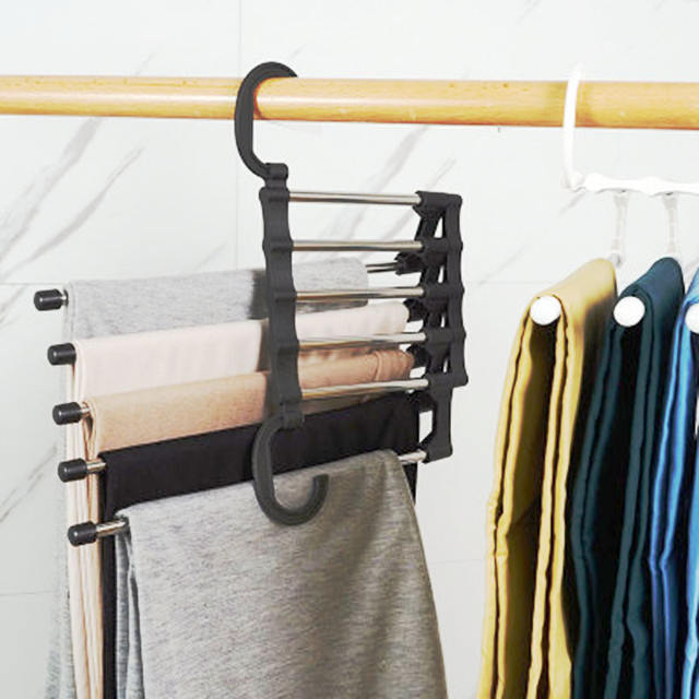 House closet storage rack Multi-functional non-slip pants rack Color: 47.5cm40cm7.5cm The multi-layer design is strong - 