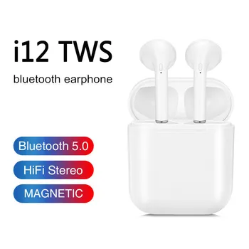 

TWS i12 Bluetooth Earphone Touch Key Wireless Headphone Earbuds Sports Headsets For iPhone 11 Pro Xs Max Xr X 8 7 6 6s Plus