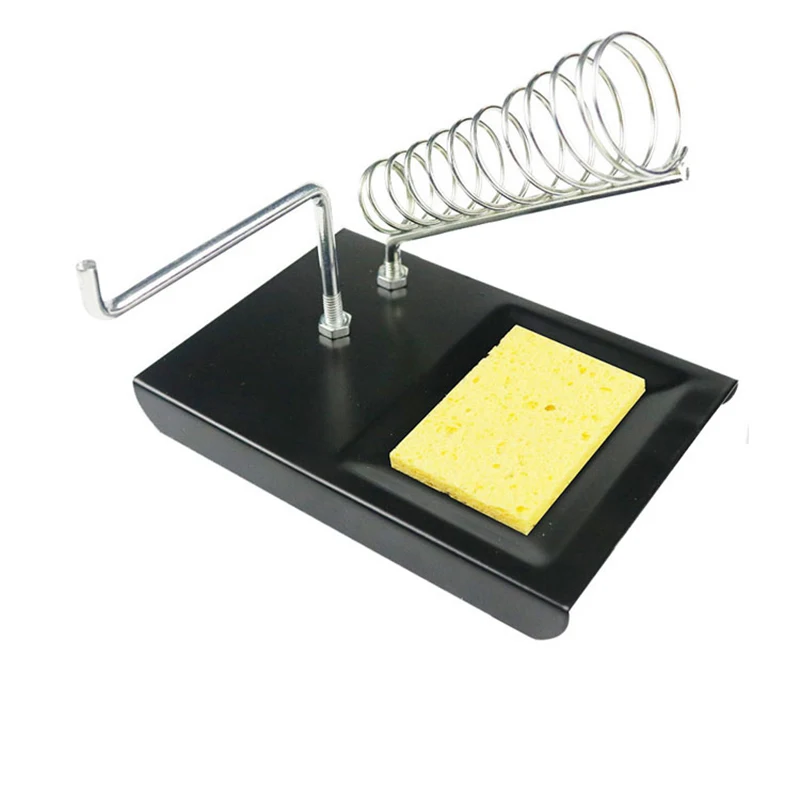 Electric Soldering Iron Stand Holder with Welding Cleaning Sponge Pads Generic High Temperature Resistance electronics soldering kit Welding Equipment