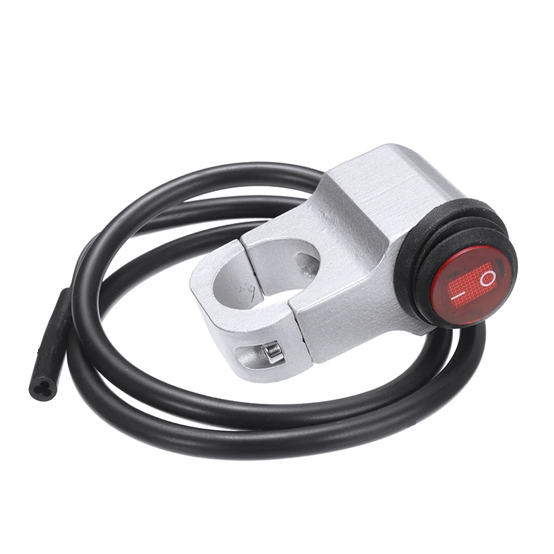 12V 16A 120W Motorcycle Light Switch 22mm Waterproof Handlebar On Off Switches Headlight Fog Spot Silver | Автомобили и мотоциклы
