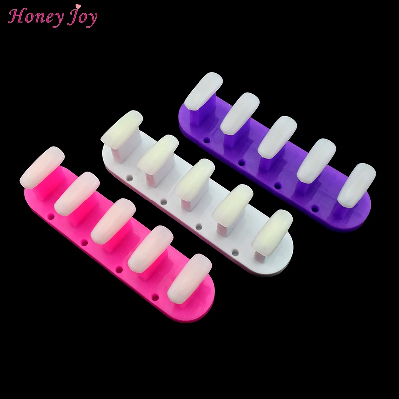 

100Pcs Acrylic Nails Tips Practice Board Template Shaped Nails Art Tools For Dipping Powder Colors UV Gel Nail Polish