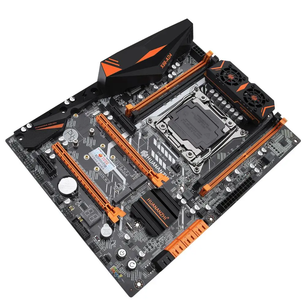 Материнская плата HUANANZHI X99 со слотом M.2 NVME NGFF LGA2011 3 DDR4 4 канала * USB3.0 6 SATA3.0