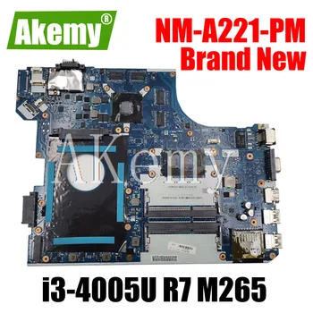 

NEW! NM-A221 Motherboard For Lenovo Thinkpad E550 E550C NM-A221 Laotop Mainboard with i3-4005U CPU R7 M265 GPU
