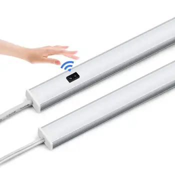 

12V Kitchen Light Hand Sweep Switch 1/2/3/4/5M LED Bar Light Hand Waving On/Off Under Cabinet Light Luces Led Wardrobe Lamp