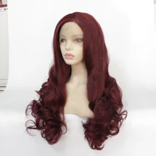 MRWIG длинные волнистые синтетические бесклеевые передние парики правая часть 320 Плотность г черный/коричневый/Блонд цвет волос