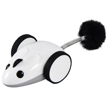 

Cat Electric Mouse Racer Automatic Irregular Moving 360 degree Rotation Interactive App Control USB Charging Pet Toys