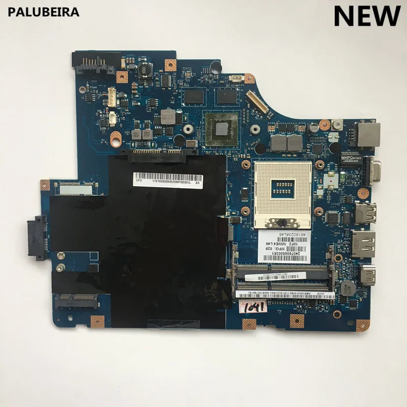 PALUBEIRA Новый основная плата для Lenovo G560 Z560 NIWE2 LA-5752P Rev: 1 0 материнская портативного