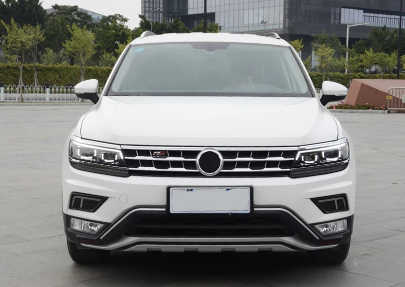 Автомобильный передний светильник для VW Tiguan головной светильник s с ангельскими глазами для Tiguan головная лампа Биксеноновая линза двойной луч HID комплект