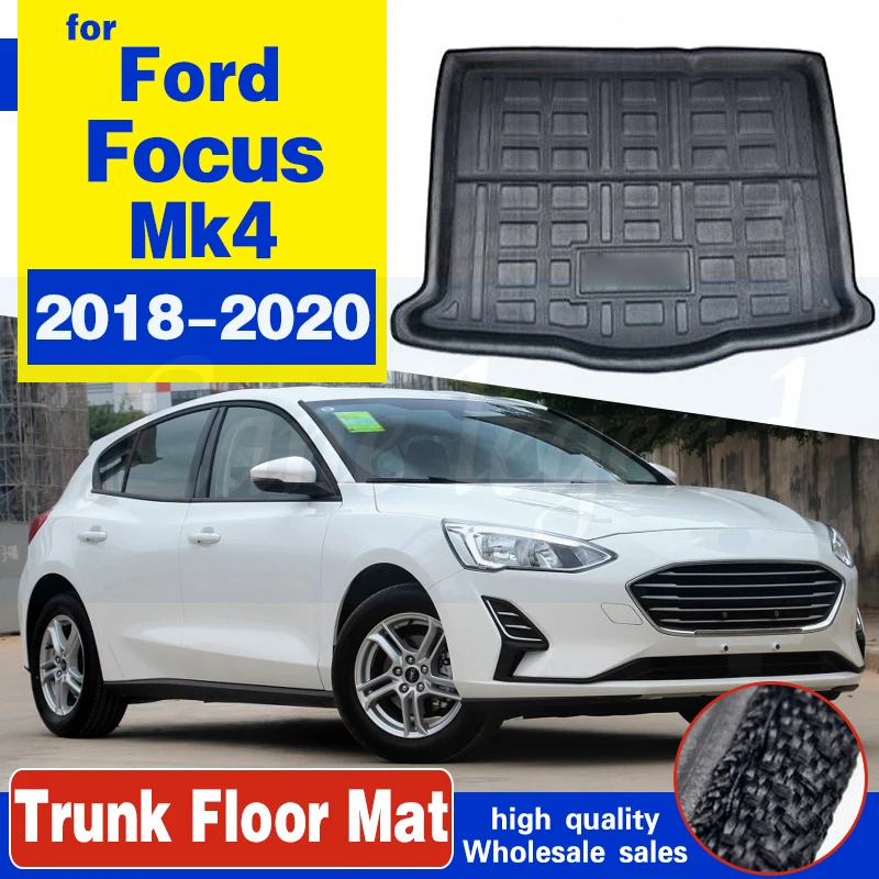 

Tailored Boot Cargo Liner Tray Rear Trunk Floor Mat Waterproof For Ford Focus MK4 Hatch Hatchback 2019 2018 Anti-slip