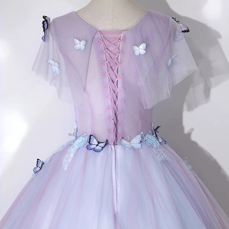 Butterfly Embroidery Quinceanera Dress Party Dress Sweet Floral Print Ball Gown Plus Size Quinceanera Dresses