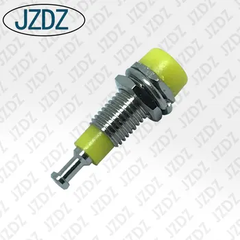 

JZDZ J.40006 2mm Pure copper plated nickel welded banana socket, 2mm panel socket, female plug, M6 hole