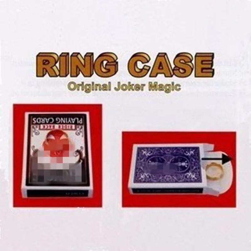Чехол с кольцом от Joker Magic (трюк + DVD) магические трюки иллюзии развлечения | Игрушки
