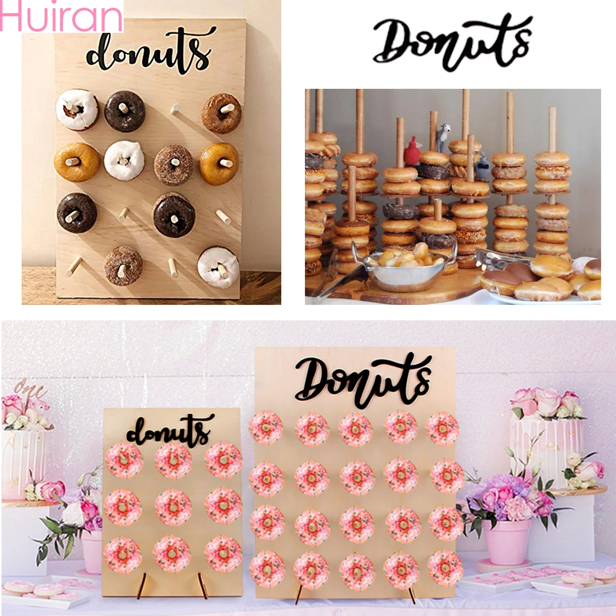 

Donut Wall Holds Candy Sweet Cart Doughnut Birthday Party Supplies Rustic Wedding Decor Wood Wedding Table Decor Baby Shower