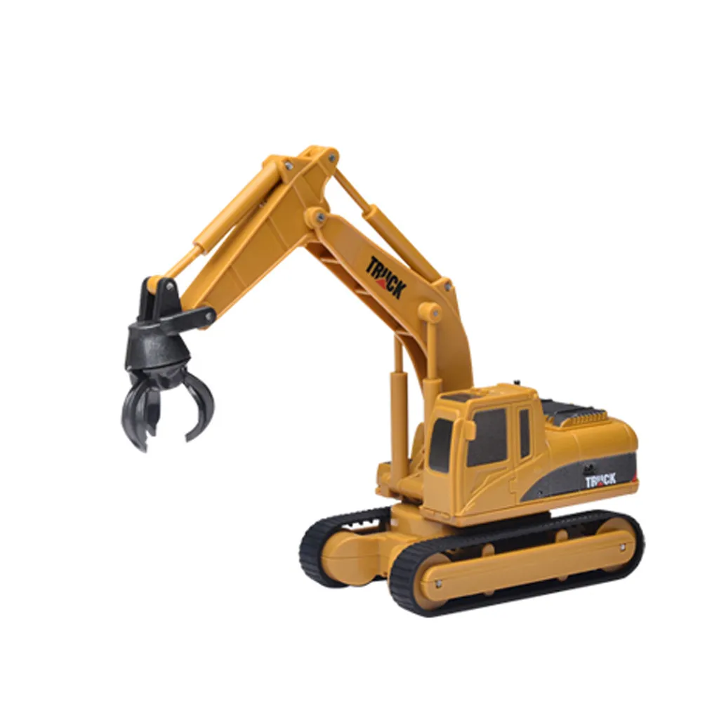 2.4G Simulation toy RC excavator toys with Musical and light Children's Boys RC truck Beach toys RC Engineering car tractor