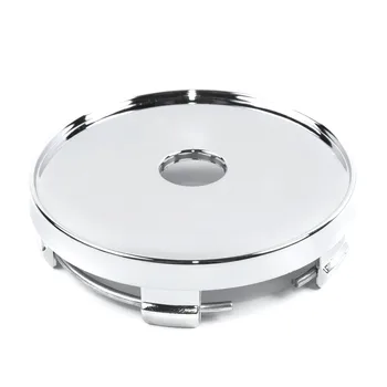 

Kit Wheel Hub Covers 60mm Silver Vehicle Center NO Badge No Logo Universal Car Cap Decor Accessories