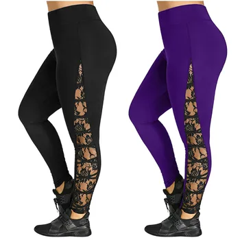 

Fashion Women Plus Size Yoga Sport Sexy Pants Leggings Trousers 2020high waist sports legging with pocket for women *3