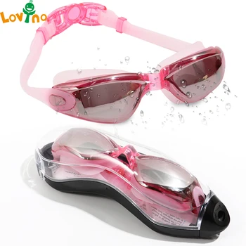 

Swim Goggles, Swimming Goggles No Leaking Anti Fog UV Protection Triathlon Swim Goggles with Free Protection Case for Child