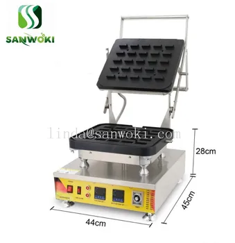 

110V 220v Electric Non-stick mini rectangle Egg Tart Shell Maker mini waffle Making machine Tartlet maker Machine 25pcs/mold