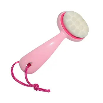 

1Pc Double-isde Face Cleansing Brush Large Size Blackhead Removing Brush Deep Pore Scrub Brush Portable Facial Skin Care Cleanin