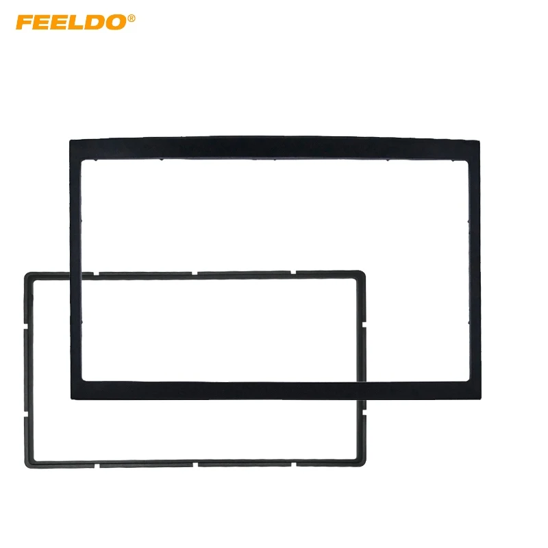 

FEELDO Car Refitting Stereo DVD Frame Fascia Dash Panel Installation Kits For Peugeot 307 2DIN Radio Stereo Mounting
