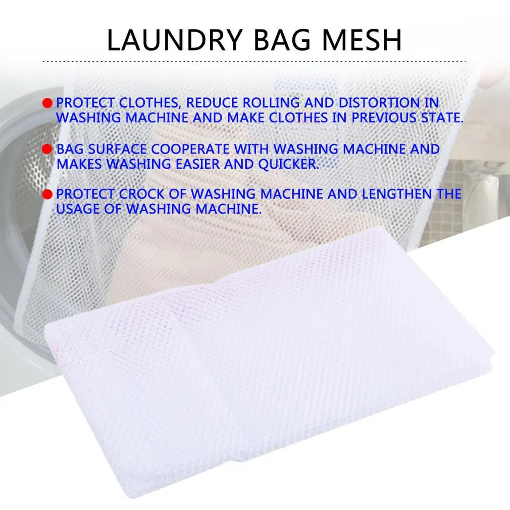 3 Sizes Zippered Mesh Laundry Wash Bags Foldable Delicates Lingerie Bra Socks Underwear Washing Machine Clothes Protection Net