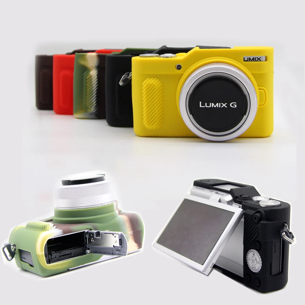 portable Silicone TPU Skin Body Camera Bag Full Cover for Panasonic Lumix GF9 GF10 GX850 GX900 protector|Camera/Video Bags| - AliExpress