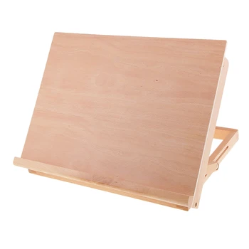 

Artist Drawing Sketching Board Wood Adjustable Table Desk Easel For Painting