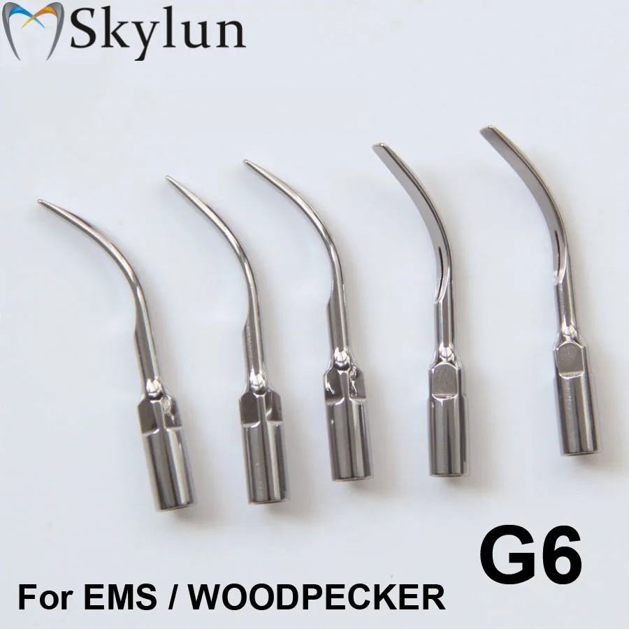 5 шт. зубные Scaler Tips G6 пьезо Scaling Tip для EMS/WOODPECKER/MECTRON/HENRYSCHEIN|dental scaler tips|scaler tipspiezo |