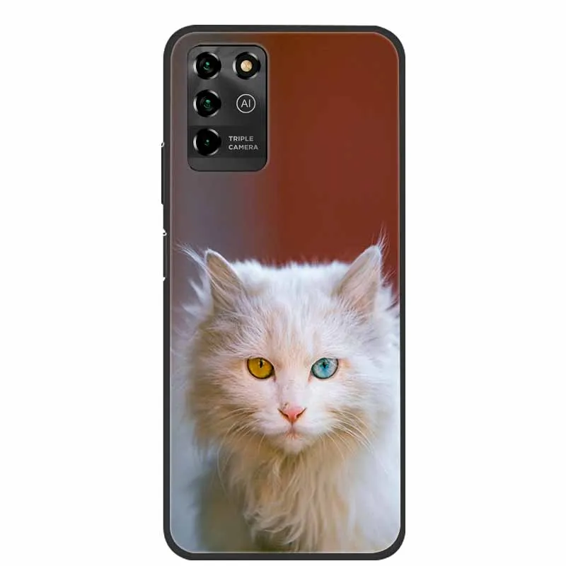 Luxury Bumper Silicone TPU Soft Phone Case with Cute Cat Design - Shockproof Coque