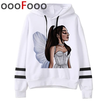 

New Ariana Grande Thank You.next Harajuku Hoodies Women Warm Don't Call Me Angel Ullzang Sweatshirt 7 Rings Cartoon Hoody Female