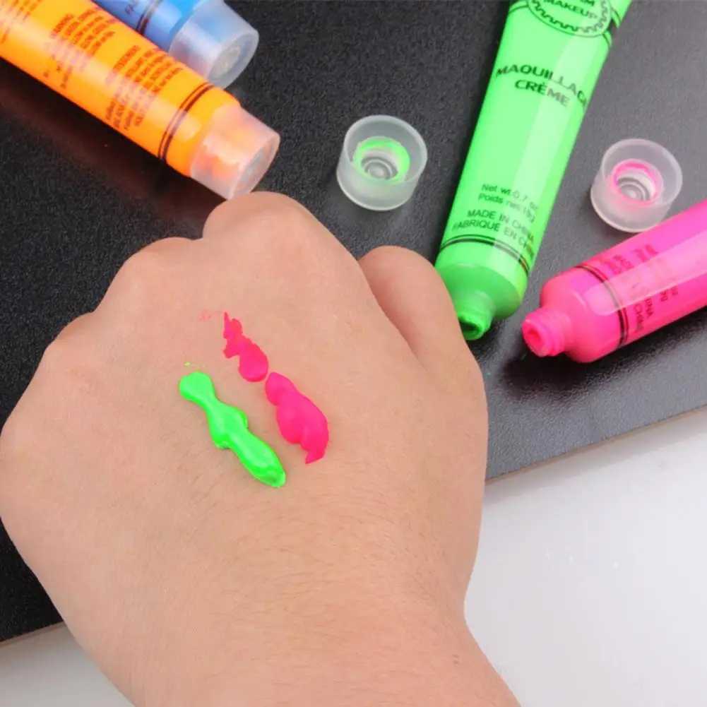 

Body Art Face Paint Cream Tube Halloween Party Safe Non-Toxic Pigment 19/14.2g Paint Cream Easy To Use