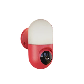 

AM05-Home Security Camera 1080P Hd Wifi Ptz Rotation Motion Detection Smart Alarm Camera Lighting Wall Lamp Camera-Us Plug
