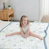 120x150cm 4 and 6 Layers Bamboo Fiber Muslin Swaddle Baby Blankets Wrap Newborn Baby Kids Bath Towel Children Sleeping Blanket 6