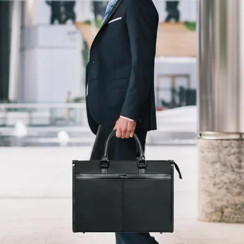 

Waterproof 14 15.6 Inch Laptop Bag Briefcase Shockproof Business Handbags For Men Briefcase Large Capacity Messenger Shoulder