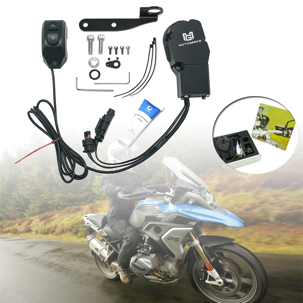 

Motorcycles Waterproof Electric windshield Windscreen elevator Remote Control Switch For BMW R1250GS R1250 GS ADV LC Adventure