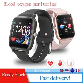 

Smart Watch Waterproof IP67 Blood Oxygen Detection Heart Rate Track Bluetooth 5.0 Message Reminder Sleep Monitor for Android iOS