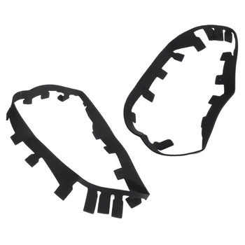 

2Pcs Car Front Headlamp Headlight Lens Gasket Seal Cover for Chevrolet for Corvette C6 2005-2013