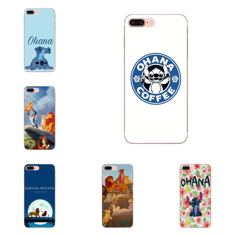 Для Galaxy Alpha Note 10 Pro A10 A20 A20E A30 A40 A50 A60 A70 A80 A90 M10 M20 M30 M40 ТПУ Новый стиль Ohana значит семья