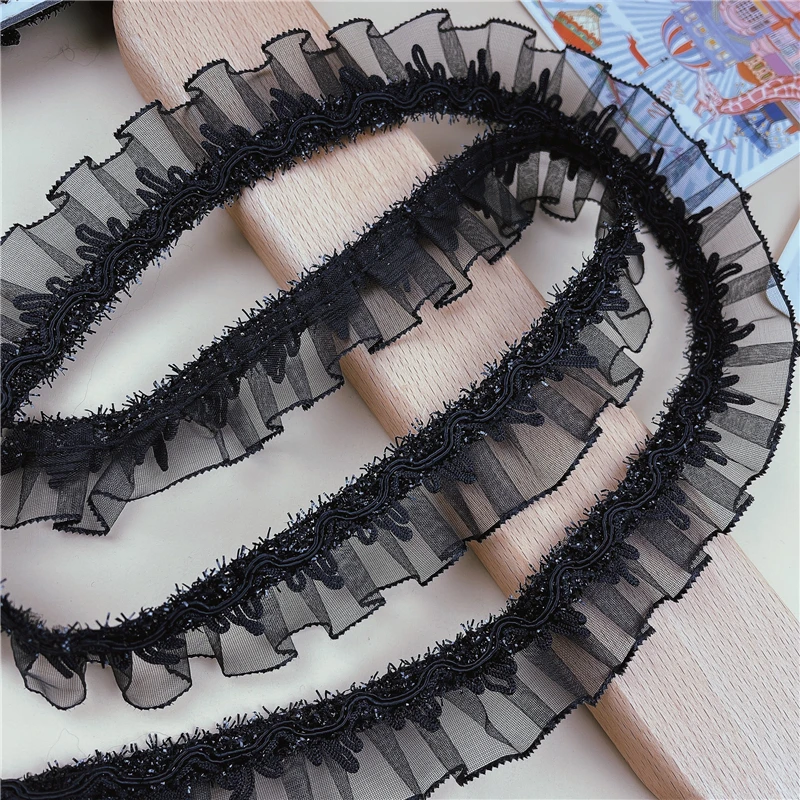 Lace Ribbon For Crafts DIY Wedding Dress Bag Hat Headwear Skirt Clothes Sewing Accessories