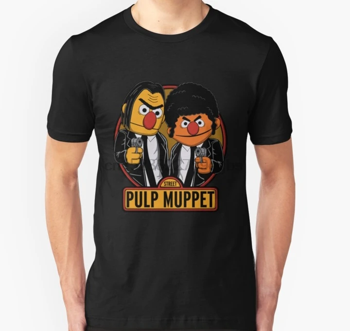 Men tshirt Pulp Fiction Pulp Muppet 