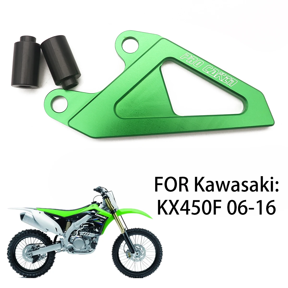 Front Sprocket Guard Cover Chain Protector For Kawasaki Kx450f 0616 Kx